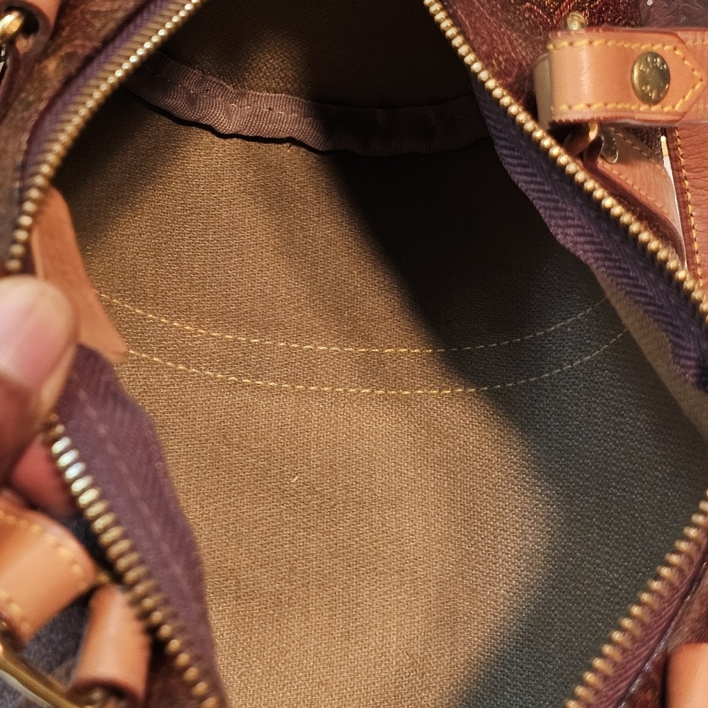 Etro Paisley Brown Embossed Leather Small Barrel Bag - Picture 4 of 16
